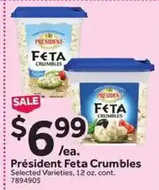 Stop&Shop President feta crumbles offer