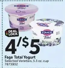Stop&Shop Fage Total Yogurt offer