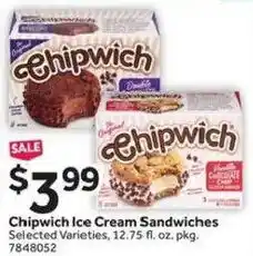 Stop&Shop Chipwich Ice Cream Sandwiches offer