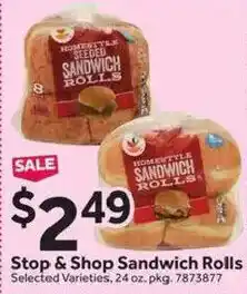 Stop&Shop Stop & Shop Sandwich Rolls offer