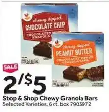 Stop&Shop Stop & Shop Chewy Granola Bars offer