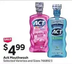 Stop&Shop Act Mouthwash offer