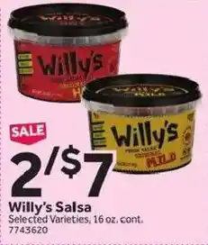 Stop&Shop Willy's Salsa offer