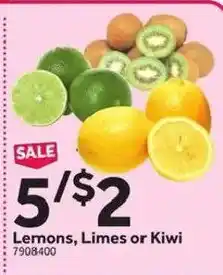 Stop&Shop Lemons, Limes or Kiwi offer