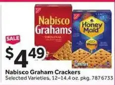 Stop&Shop Nabisco graham crackers offer