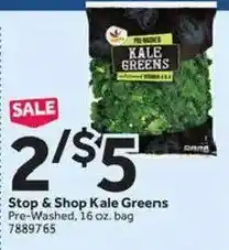 Stop&Shop Stop & Shop Kale Greens offer