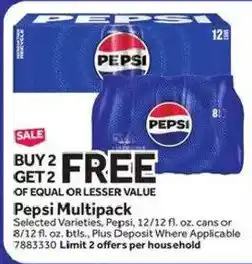 Stop&Shop Pepsi Multipack offer