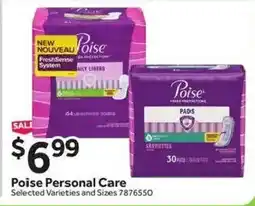Stop&Shop Poise Personal Care offer