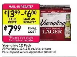 Stop&Shop Yuengling traditional lager offer