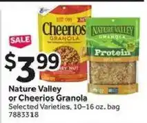 Stop&Shop Nature Valley or Cheerios Granola offer