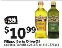 Stop&Shop Filippo Berio Olive Oil offer
