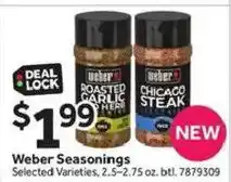 Stop&Shop Weber Seasonings offer