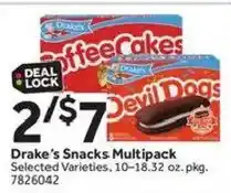 Stop&Shop Drake's Snacks Multipack offer