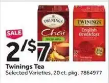 Stop&Shop Twinings Tea offer