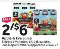 Stop&Shop Apple & Eve Juice offer