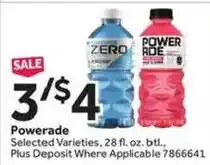 Stop&Shop Powerade offer