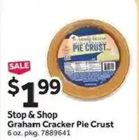 Stop&Shop Stop & Shop Graham Cracker Pie Crust offer