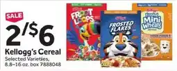 Stop&Shop Kellogg's Cereal offer