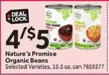 Stop&Shop Nature's Promise Organic Beans offer
