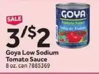 Stop&Shop Goya Low Sodium Tomato Sauce offer