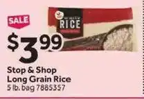 Stop&Shop Stop & Shop Long Grain Rice offer