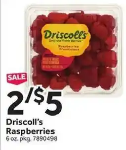Stop&Shop Driscoll's Raspberries offer