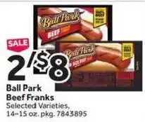 Stop&Shop Ball Park Beef Franks offer