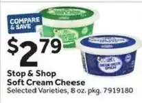 Stop&Shop Stop & Shop Soft Cream Cheese offer