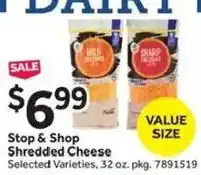 Stop&Shop Stop & Shop Shredded Cheese offer