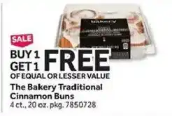 Stop&Shop The Bakery Traditional Cinnamon Buns offer