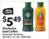 Stop&Shop Starbucks Iced Coffee offer