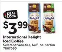 Stop&Shop International Delight Iced Coffee offer
