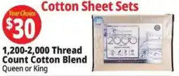 Ocean State Job Lot Cotton Sheet Sets offer
