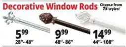 Ocean State Job Lot Decorative Window Rods offer