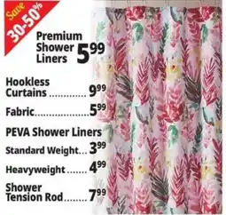 Ocean State Job Lot Premium Shower Liners offer