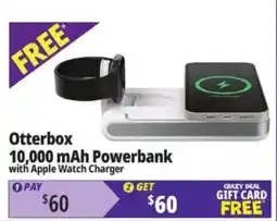 Ocean State Job Lot Otterbox 10,000 mAh Powerbank with Apple Watch Charger offer