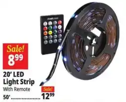 Ocean State Job Lot Acellicris 20' LED Light Strip offer
