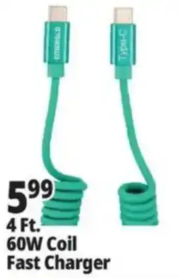 Ocean State Job Lot Anker 60W Coil Fast Charger offer