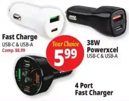 Ocean State Job Lot Your Choice Powerexcel Fast Charger offer