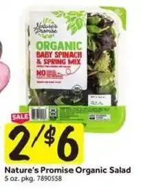 Stop&Shop Nature's Promise Organic Salad offer