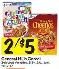 Stop&Shop General Mills Cereal offer