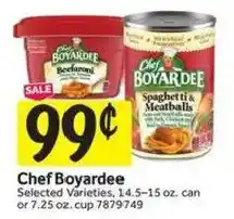 Stop&Shop Chef Boyardee Selected Varieties offer