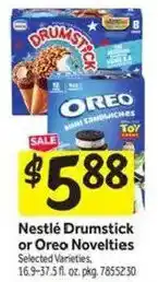 Stop&Shop Nestlé Drumstick or Oreo Novelties offer