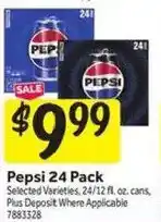 Stop&Shop Pepsi 24 Pack offer