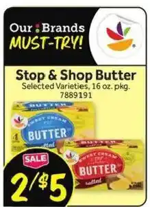 Stop&Shop Stop & Shop Butter offer