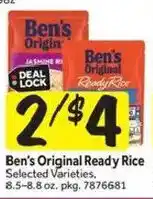 Stop&Shop Ben's Original Ready Rice offer