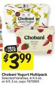 Chobani Yogurt Multipack