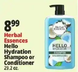 Ocean State Job Lot Herbal Essences Hello Hydration Shampoo or Conditioner offer