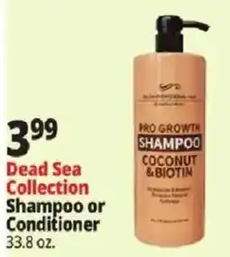 Ocean State Job Lot Dead Sea Collection Shampoo or Conditioner offer