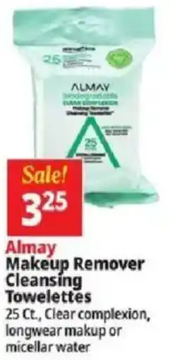 Ocean State Job Lot Almay Makeup Remover Cleansing Towelettes offer